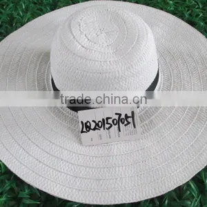 Summer Beach Sun Jazz Stingy Brim Cap Hat Ribbon Custom Straw Hat thumbnail-4