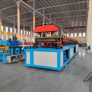 High Precision PLC Control Steel Shelf Forming Machine Industrial Tile Industries Racking Making Machine Fully Automatic Bearing thumbnail-3