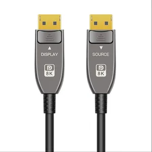 OEM Factory Wholesale 8K Fiber Optic DisplayPort 2.1 Active Optical Cable-54Gbps thumbnail-2