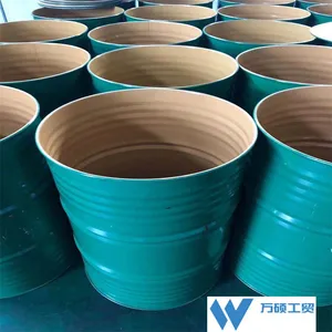 Food-grade 25L Inner Coating Drum 50L Iron Drum Conical Steel Plastic Drum Sealed Turnover Drum Manufacturer thumbnail-3