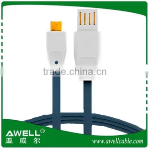 Newest Molding Reversible Usb Micro Cable With Gold Connector thumbnail-1