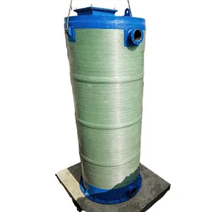 Fully Automatic FRP Integrated Prefabricated Underground Sewage Pumping Station thumbnail-3