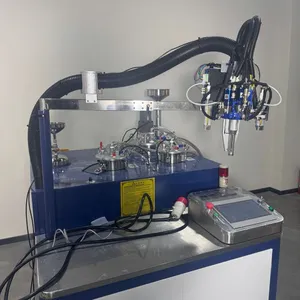 2-Part Epoxy Silicone Polyurethane Auto Glue Dispenser 3 Axis 2K AB Resin Machine China Manufacturing for Auto Potting thumbnail-4