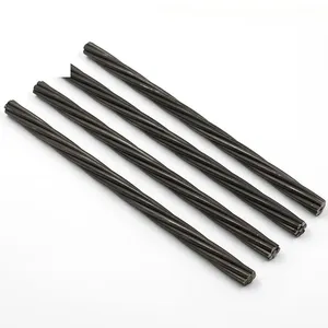 Export Grade Black Galvanized Prestressed Steel Strand Strict Quality Control thumbnail-1