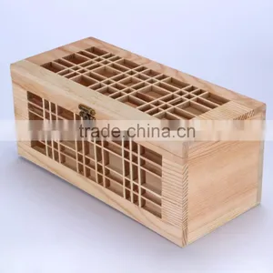 New Style Luxury High Quality Wedding Invitation Fancy Wooden Gift Box Wholesale Hollow Gift Box Packaging thumbnail-2