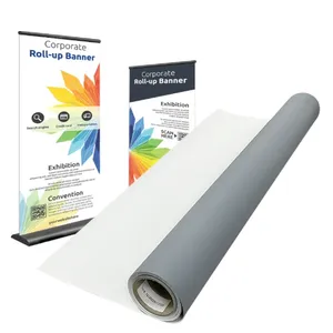 No Curling PET Film Grey Back Roll 100% Opacity to Block-out Raw Material for Printing thumbnail-1