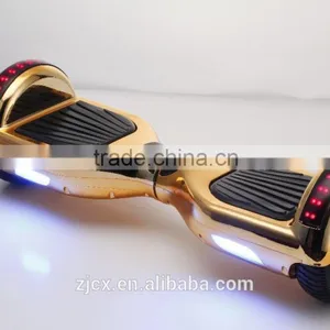 6.5" Chrome Shinny Gold Electric Drifting Skateboard thumbnail-6