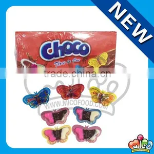 3 Colors Mini Butterfly Chocolate Biscuit thumbnail-1