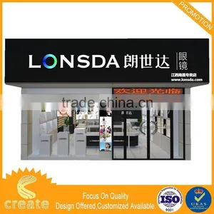 Professional Factory 2 Tier Wooden Watch Display Cabinet Jewellery Showroom Interior Design thumbnail-1