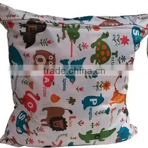 Useful Waterproof Reusable Zipper Cloth Baby Diaper Bag thumbnail-4