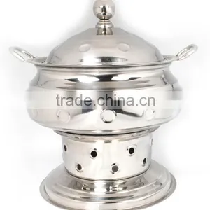 Steel Cheffing Dish, Wedding & Party Utensils, Food Serving Dish, Hot Keeping Dish, Catering Item, Hotel & Restaurant Utensils thumbnail-1