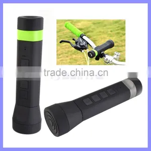 Wireless Portable Power Bank Bluetooth Bike Speaker With 3000mAh Capacity LED Light Speakers for Mobile Phone thumbnail-1