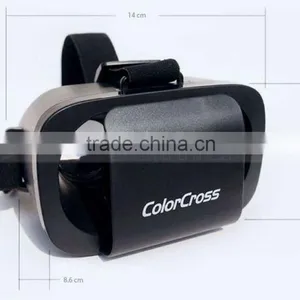 Super Mini 3D VR Headset Virtual Reality VR Glasses Case For 4.0-6 Inch Smartphone thumbnail-3