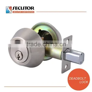 Single Cylindrical Deadbolt Room Door Lock thumbnail-5