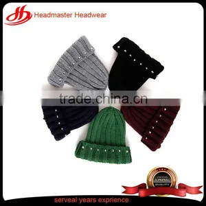 Fashion Custom Knit Winter Beanie Hats for Kids thumbnail-1