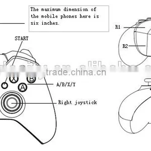 Ipega 9038 For Android IOS Mobile Phone PC 2.4G Wireless Game Joystick thumbnail-2