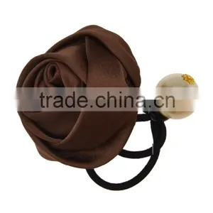 Acetate Satin Rosette Elastic/Hair Ties thumbnail-5