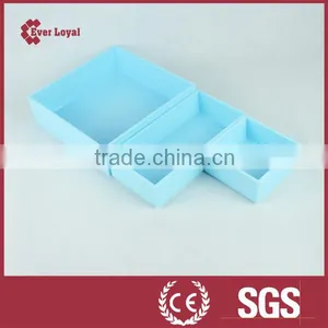 Blue Acrylic Organizer for Cosmetic,plastic Makeup Storage thumbnail-2