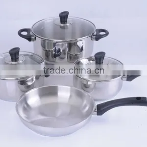 18/8 Stainless Steel 7PCS COOKWARE thumbnail-1