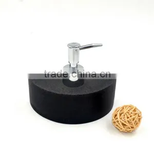 Black Polyresin Sandstone Bathroom Accessories Set thumbnail-2
