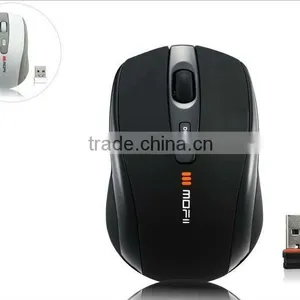 2.4g RF Computer Black Colour Optical Wireless Laser Mouse thumbnail-1