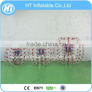 Dia 1.5m Bubble Soccer Ball in Garden,Inflatable Body Zorb,Zorbing Bumper Ball thumbnail-1