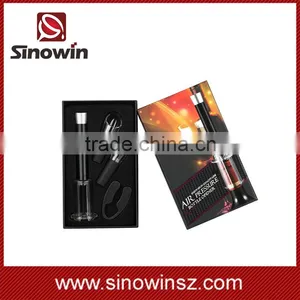 2016 New Chrsitmas Gift Air Pump Opener Wine Gift Set thumbnail-2