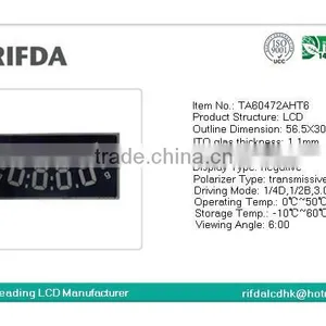 Negative 7 Seven Segment Lcd Displays Character Lcd Module for Meters thumbnail-2