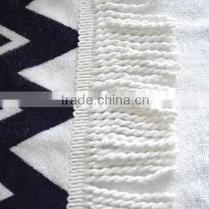Custom Printing Round Beach Towel for the European Market thumbnail-3
