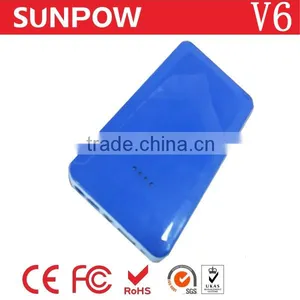 Sunpow Best Selling Portable Mini Emergency 12v Car Jump Starter Car Power Bank Car Battery Booster With Air Compressor thumbnail-1
