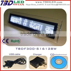 LED Desk Message Board/led Crystal Box Message Sign/hotel Led Message Sign thumbnail-1