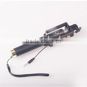 2015 Newest Wired Selfie Stick With Foldable Holder for Camera Monopod and Smartphone thumbnail-2