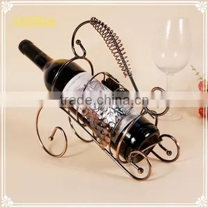 European Ornaments Home Decor Gift Metal Wire Wine Bottle Holder thumbnail-6