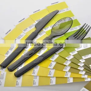 Eco-friendly Disposalbe Plastic Cutlery /disposable Knife Fork Spoon thumbnail-2