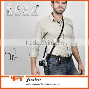 Black Adjustable Quick Release Camera Leash Camera Strap Sling for GoPro Hero 3+/3/2/1 thumbnail-5