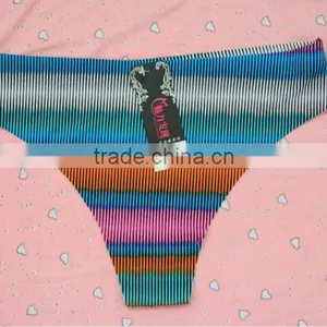 One Piece Ladies Sexy Fashion Laser Cut Thong thumbnail-1