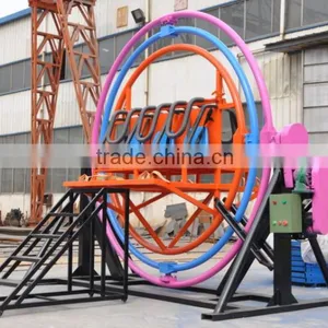 Justfun Amusement Park Rides Machine for Sale/ 6 Seat Hot Sale Space Ring thumbnail-1