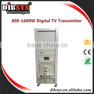 Lower CAPEX/OPEX Indoor Digital rf Modulator to Terrestrial UHF Transmitter / Repeater 1000W Digital tv Broadcasting Equipment thumbnail-1