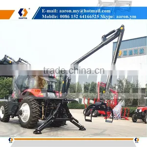 Tractor Crane, Farma Log Crane, Telescopic Crane thumbnail-1