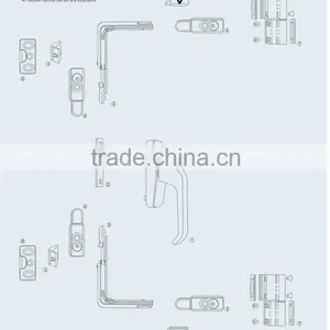 UPVC Window Handle DTA011 thumbnail-2