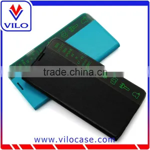 New Arrival Ultra Thin Leather Smart Case With View Window on Side for Samsung Note 5 thumbnail-5