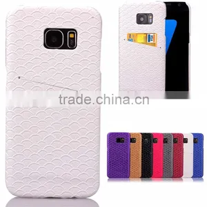 Scale Pattern Skin Leather Case and PC Hard Cover With Card Slot on the Back for Iphone 6s Phone Case thumbnail-4