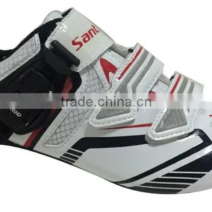 2016 OEM ODM Road Cycling Shoes Lock Shoes With Atop Microlock Buckle Compatible With LOOK and SPD Pedals thumbnail-1
