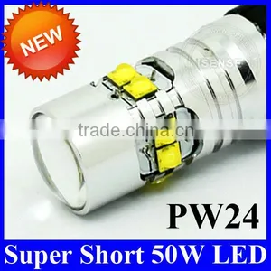 New LED Chip Super Short Style 50W LED PSX24W PSX26W PW24W P13W thumbnail-1