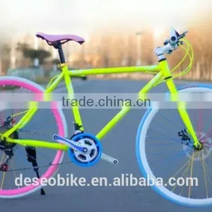 2016 New Style Fixed Gear Bike Single Speed Bicycle thumbnail-1