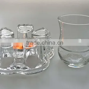 Machine Pressed Glass Candle Warmer thumbnail-3