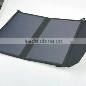 2016 Outdoor Fittings 12W 2Pcs Portable Foldable Solar Charger With 23-24% Solar Conversion Rate thumbnail-1