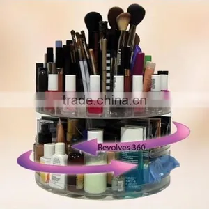 360 Degree Cosmetic Jewelry Organizer,Two-tier Interval thumbnail-1