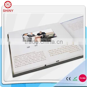 OEM/ODM/ Available Popular Business Gifts Lcd Video Booklet With Hard Cover thumbnail-4