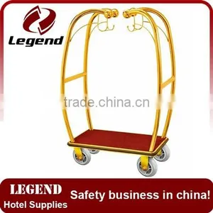 Economy Golden Flower Luxury Baggage Trolley thumbnail-6